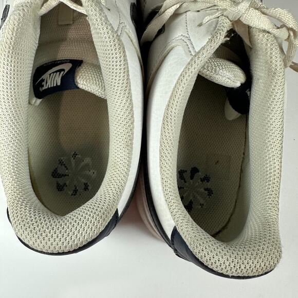 Nike Court Vision Low Casual Shoes Mens Size 10.5 White Black Comfort Sneakers - Picture 6 of 12